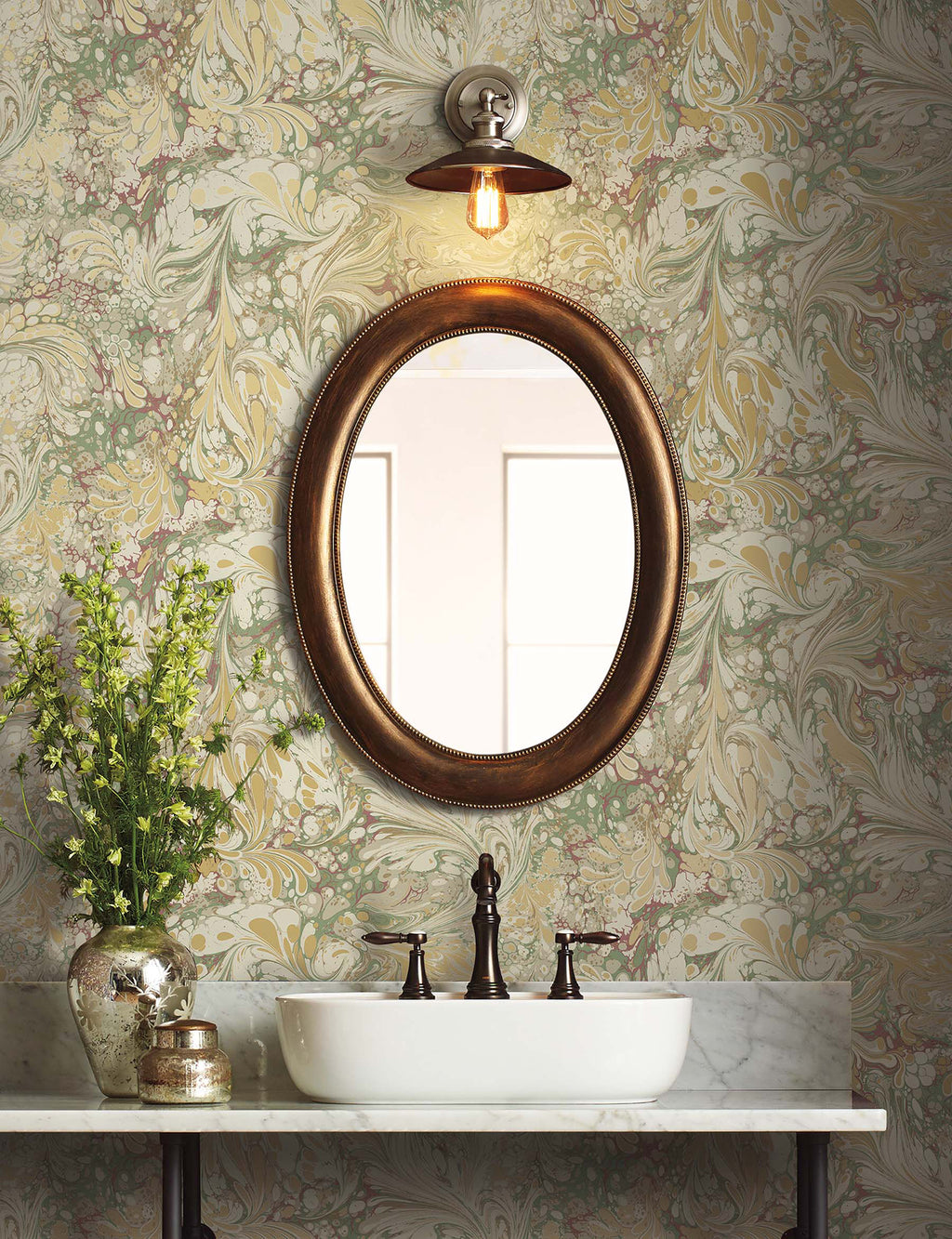 Florence Gold Wallpaper lifestyle – 4212-84379