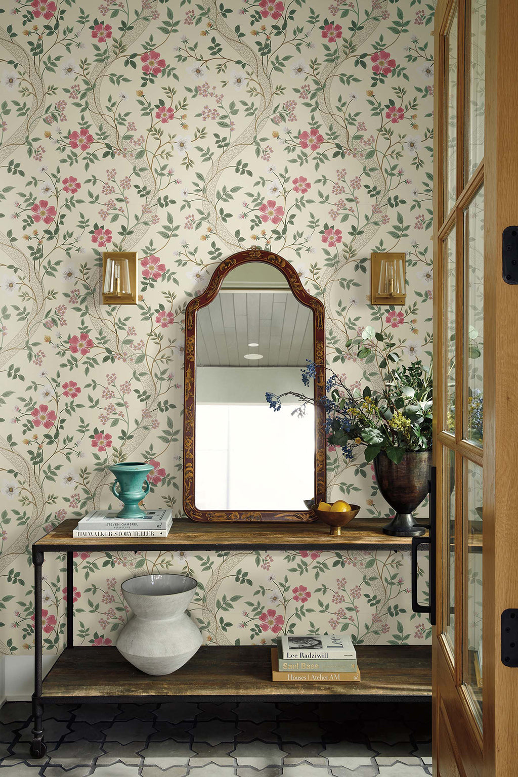 Waverly Linen Wallpaper lifestyle – 4212-84381