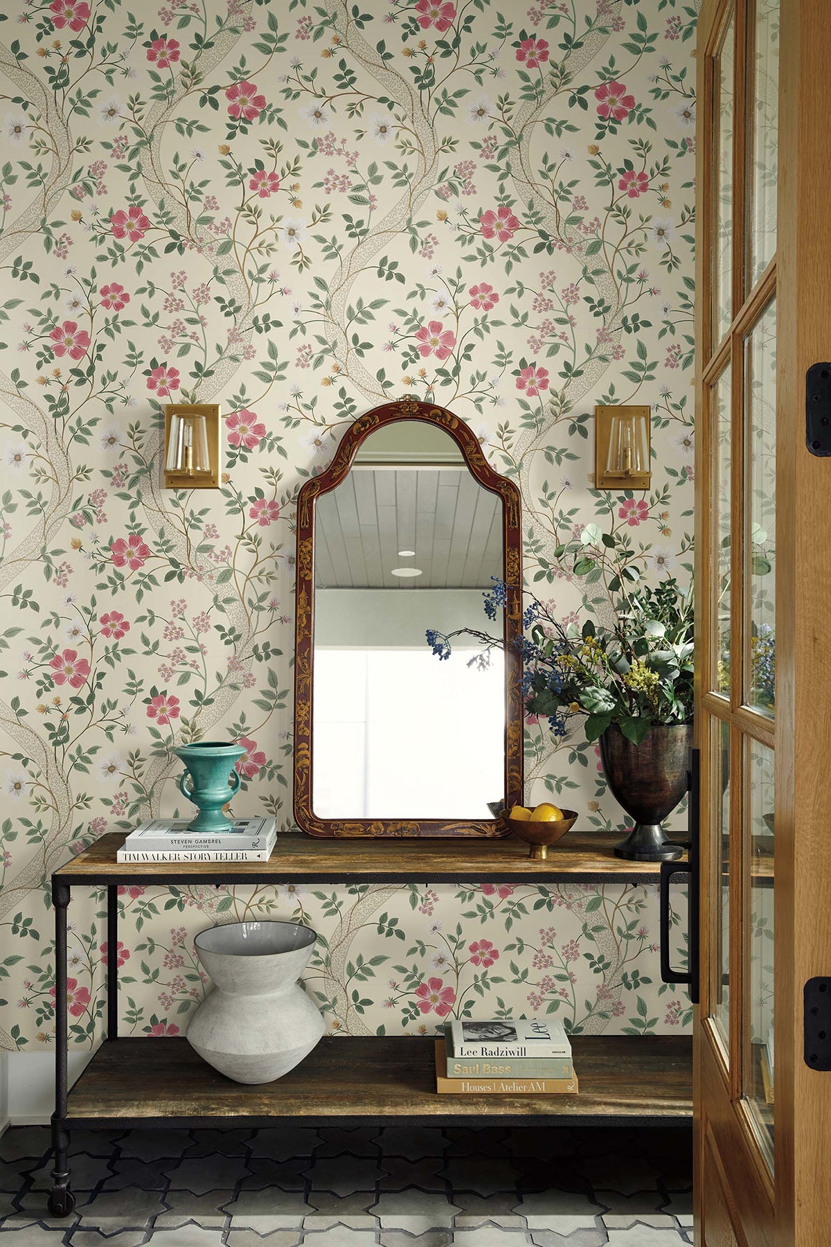 Waverly Linen Wallpaper lifestyle – 4212-84381