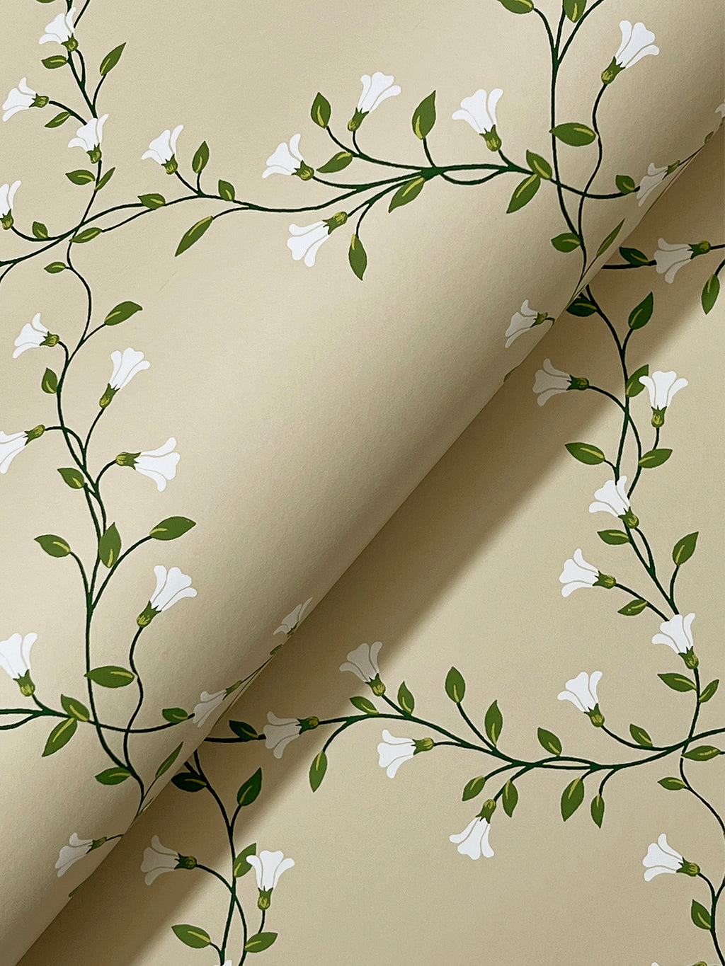 Bellflower Linen Wallpaper detail – 4212-84387