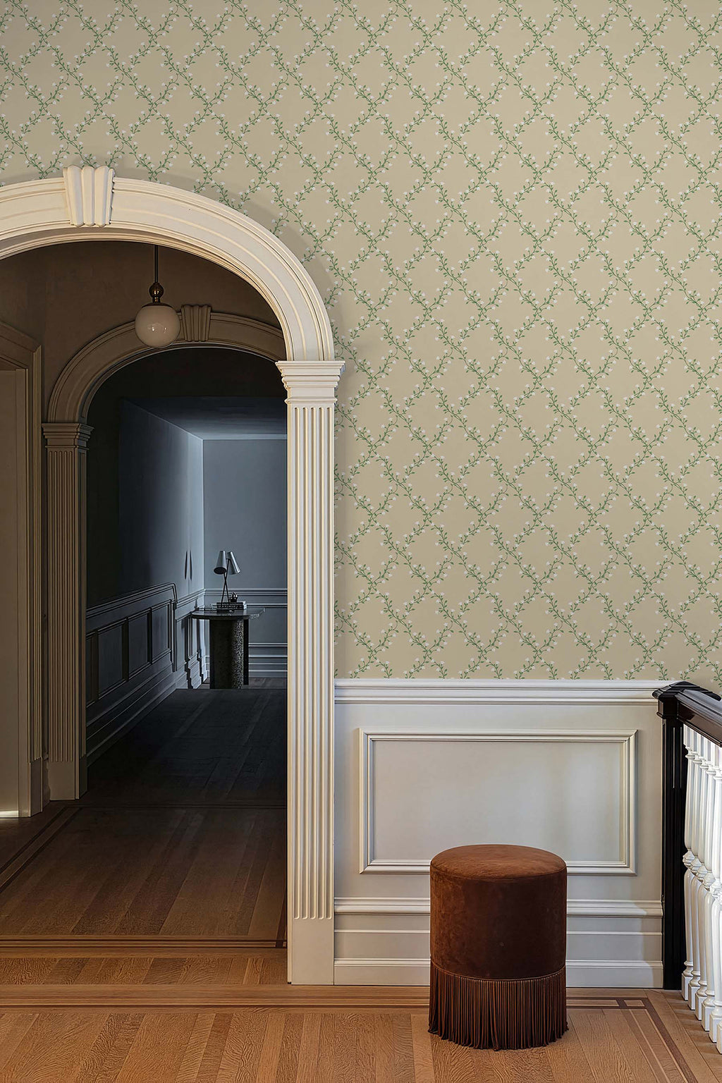 Bellflower Linen Wallpaper lifestyle – 4212-84387