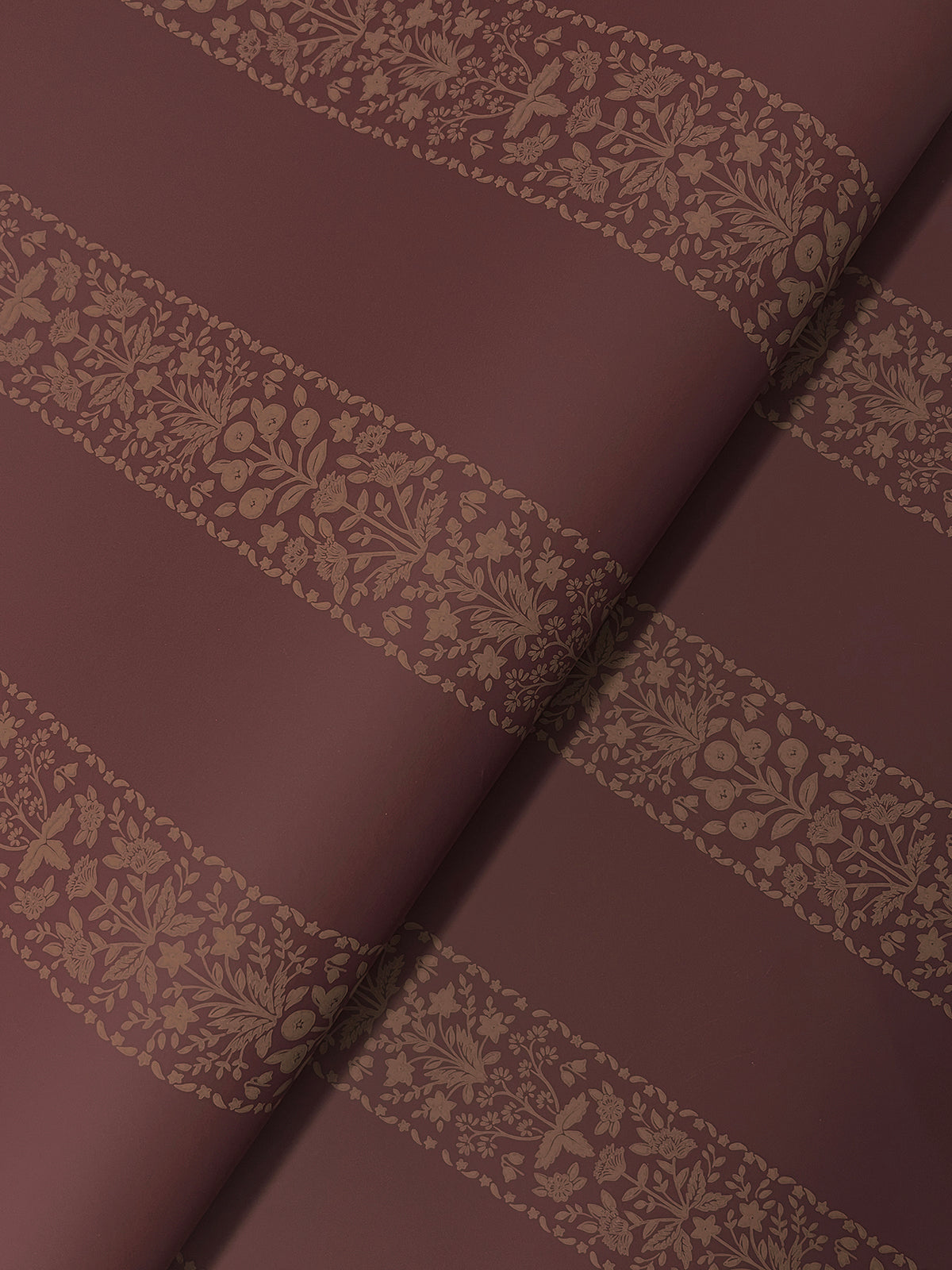 Estee Stripe Burgundy Wallpaper detail – 4212-84395
