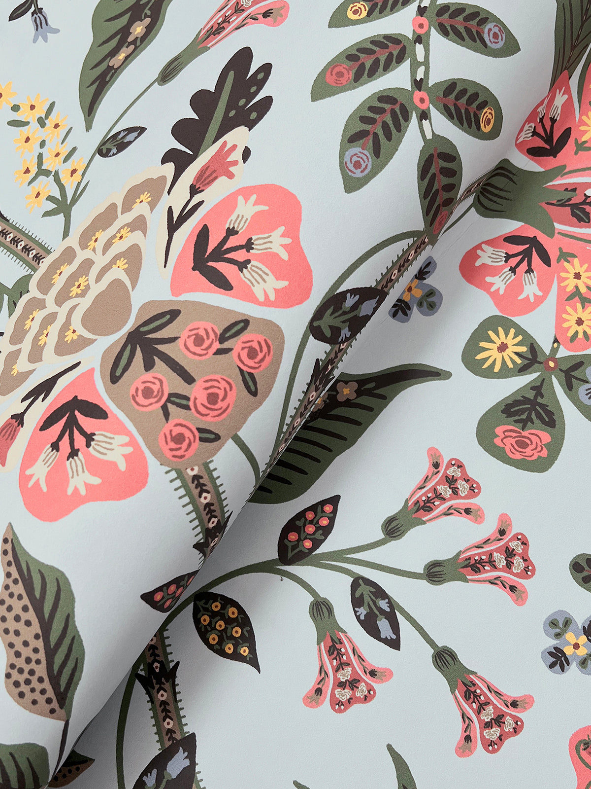 Gracie Blue Wallpaper detail – 4212-84398
