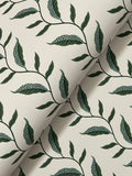 Seagrass Emerald & Linen Wallpaper detail – 4212-84404