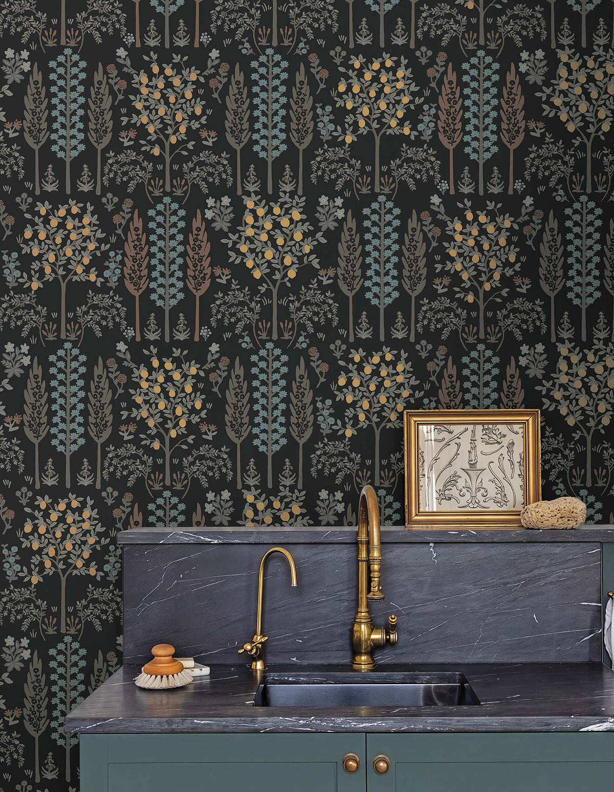 Fenna Black Wallpaper lifestyle – 4212-84409