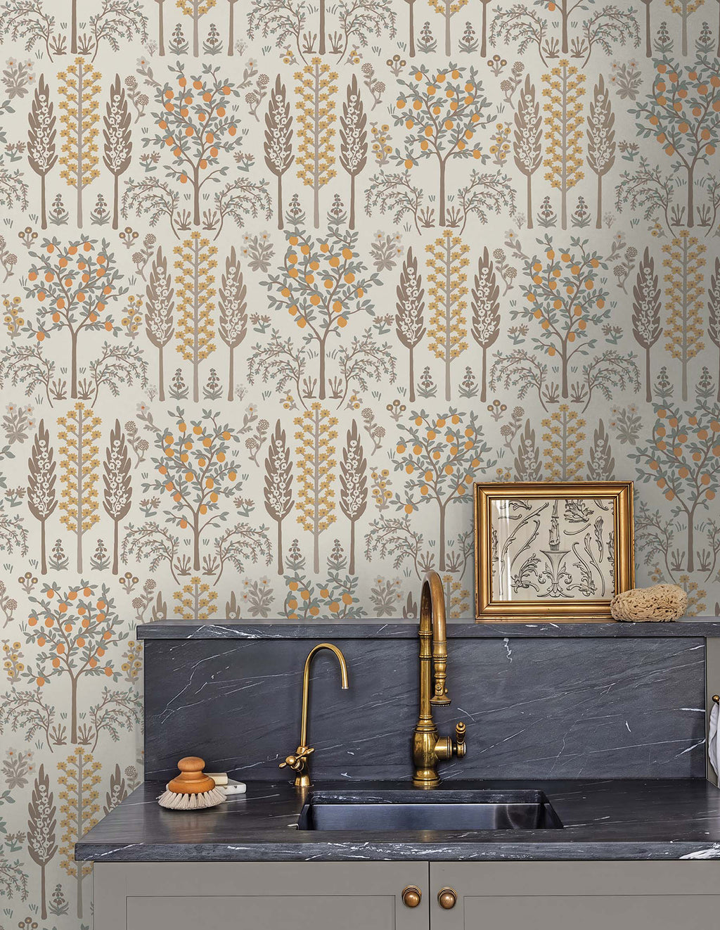 Fenna Gold Wallpaper lifestyle – 4212-84410