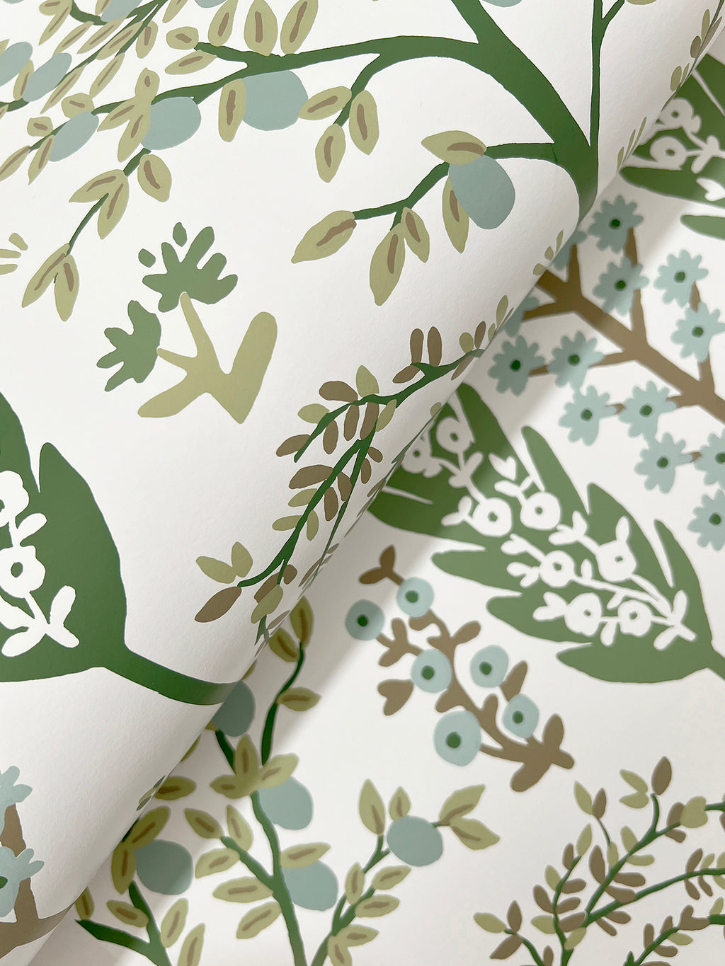 Fenna Green Wallpaper detail – 4212-84411
