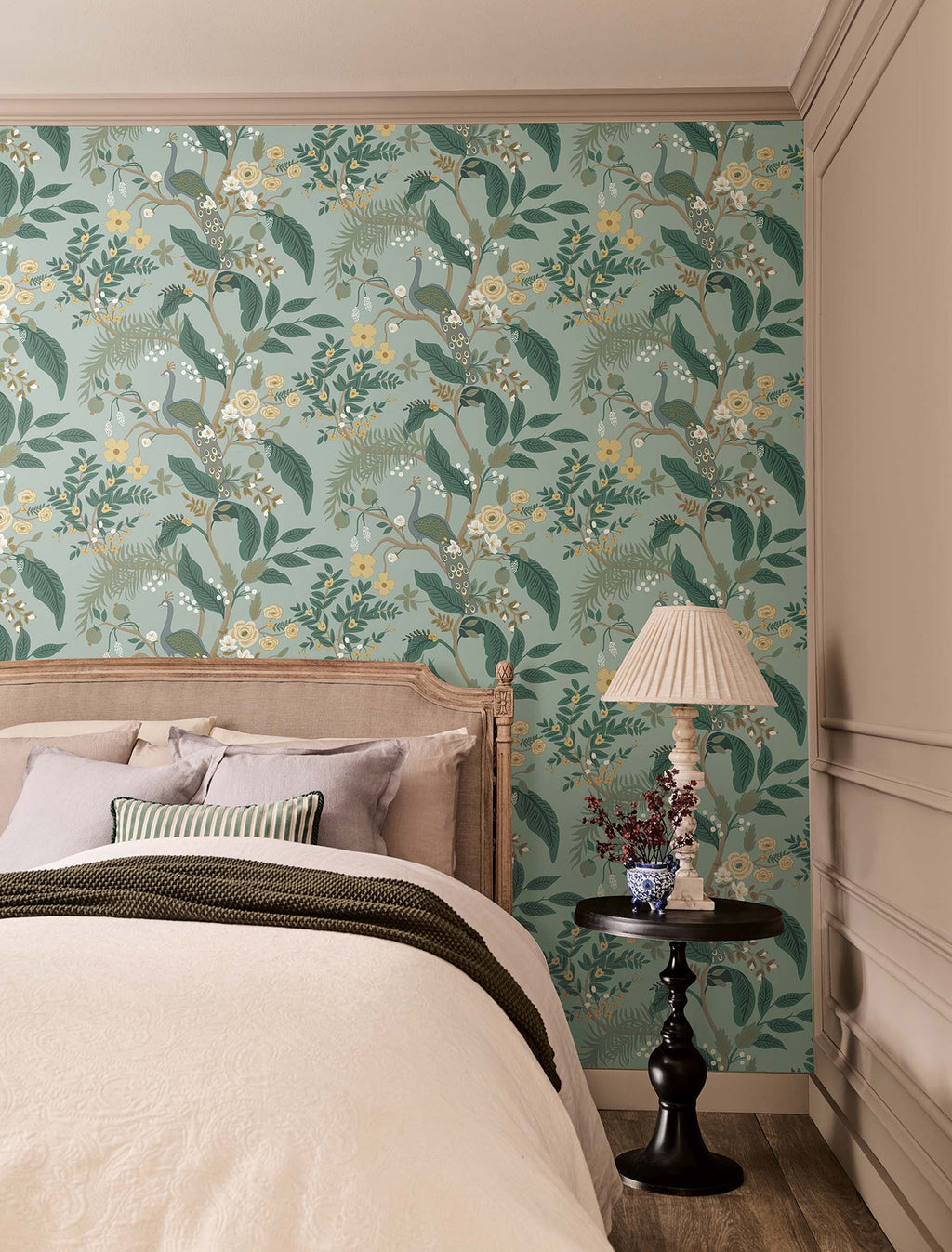 Peacock Slate Wallpaper lifestyle – 4212-84426