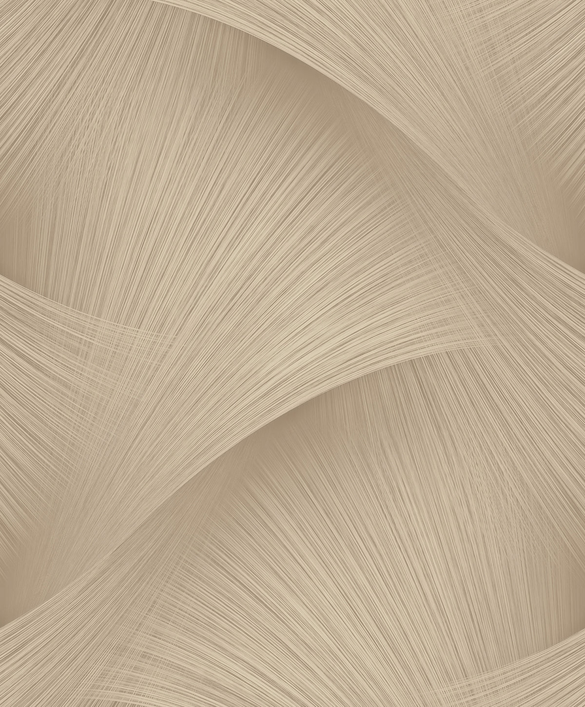 Etched Reeds Wallpaper - Light Brown wallpaper pattern