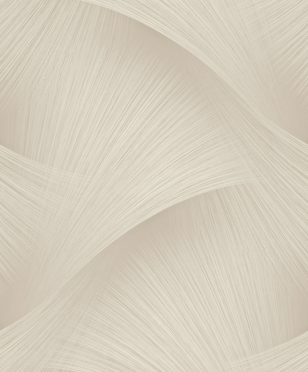 Etched Reeds Wallpaper - Beige wallpaper pattern