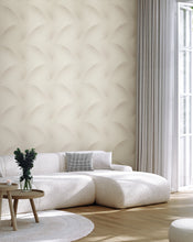 Load image into Gallery viewer, Etched Reeds Wallpaper - Beige room setting