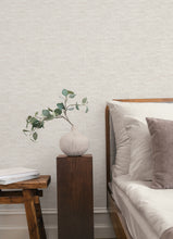Load image into Gallery viewer, Sculpted Burlap Wallpaper - Cream room setting