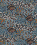 Catherine Wallpaper - Blue wallpaper pattern