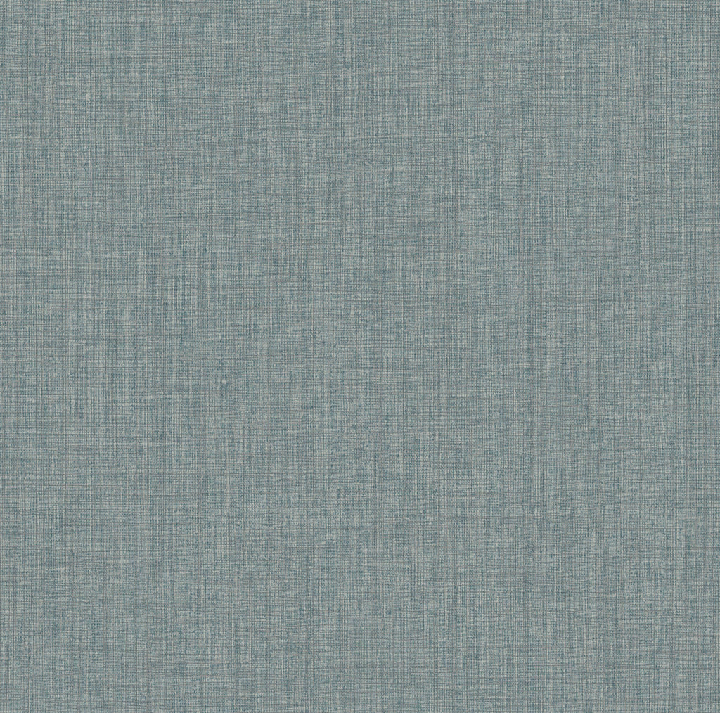 Egyptian Linen Wallpaper - Denim wallpaper pattern