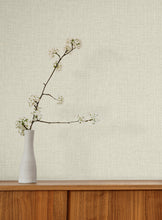 Load image into Gallery viewer, Egyptian Linen Wallpaper - Cream room setting