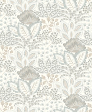 Load image into Gallery viewer, Catherine Wallpaper - Ivory wallpaper pattern