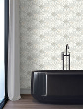 Load image into Gallery viewer, Catherine Wallpaper - Ivory room setting