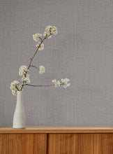 Load image into Gallery viewer, Egyptian Linen Wallpaper - Sterling room setting