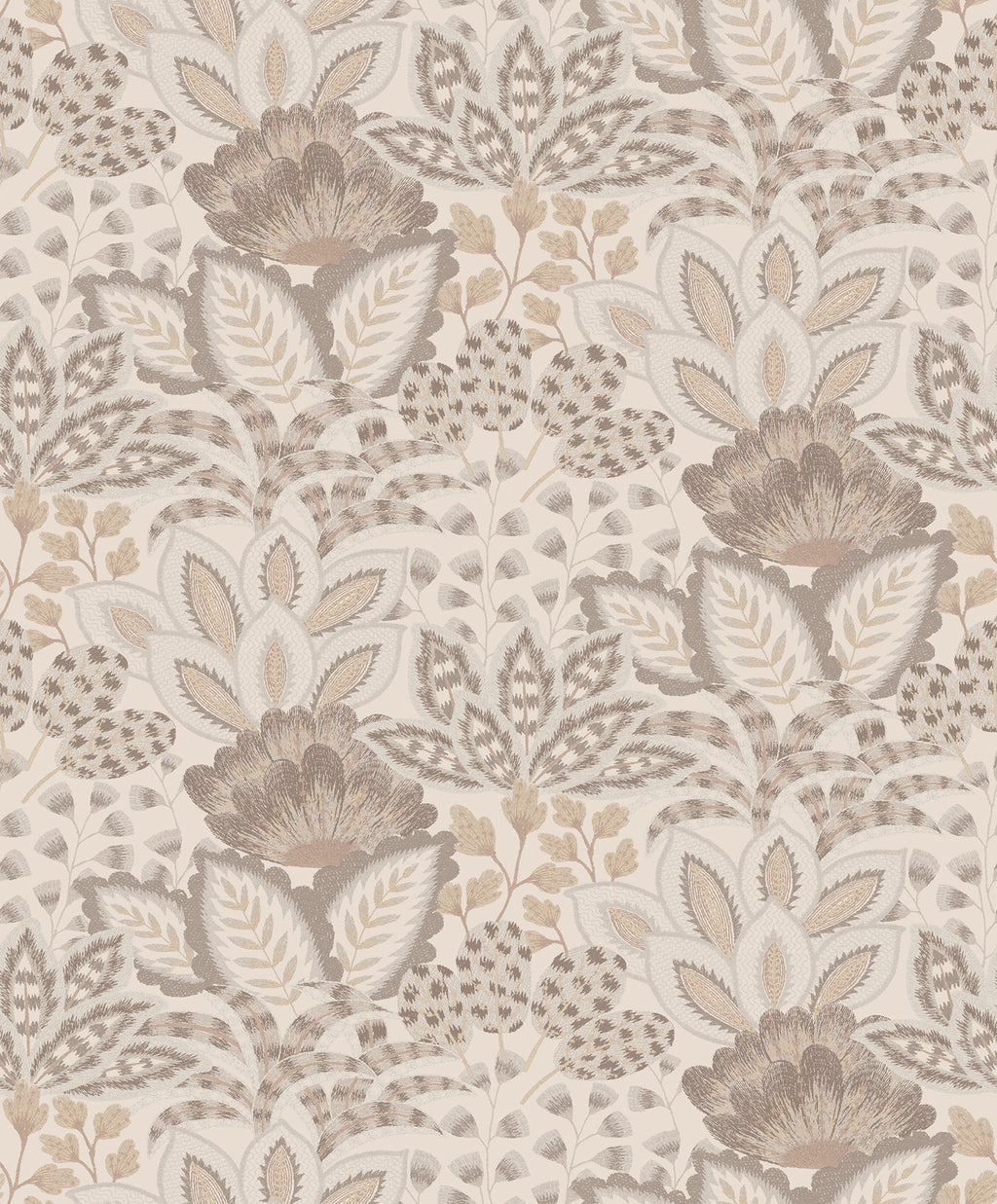 Catherine Wallpaper - Neutral wallpaper pattern