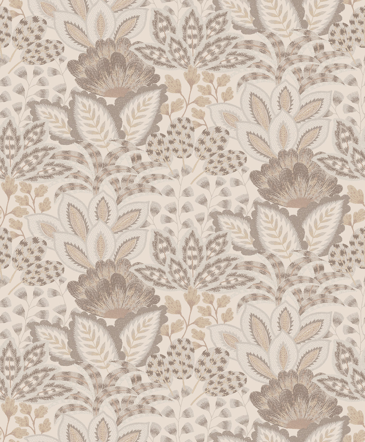 Catherine Wallpaper - Neutral wallpaper pattern