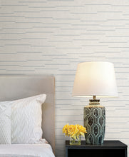Load image into Gallery viewer, Latitude Wallpaper - Ivory room setting