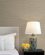 Load image into Gallery viewer, Latitude Wallpaper - Taupe room setting