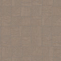 Chiseled Patchwork Wallpaper - Brown wallpaper pattern