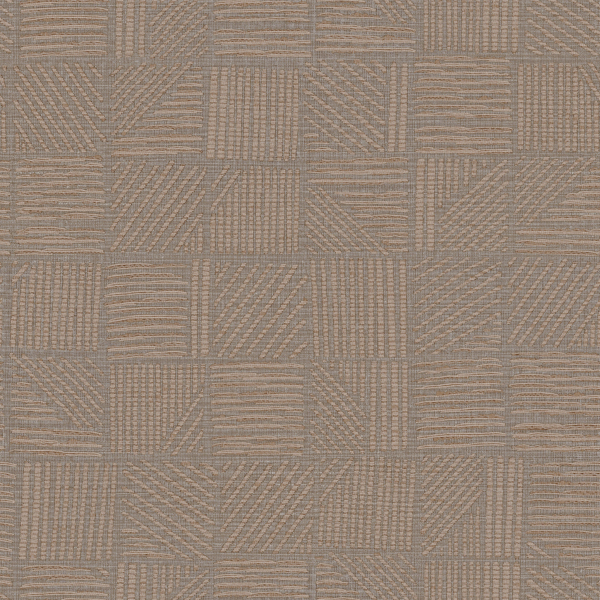 Chiseled Patchwork Wallpaper - Brown wallpaper pattern