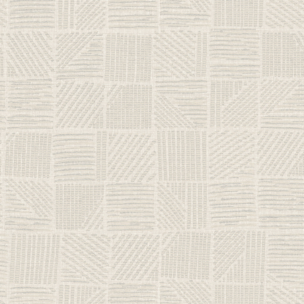 Chiseled Patchwork Wallpaper - Beige wallpaper pattern
