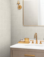 Load image into Gallery viewer, Chiseled Patchwork Wallpaper - Beige room setting