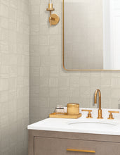 Load image into Gallery viewer, Chiseled Patchwork Wallpaper - Neutral room setting