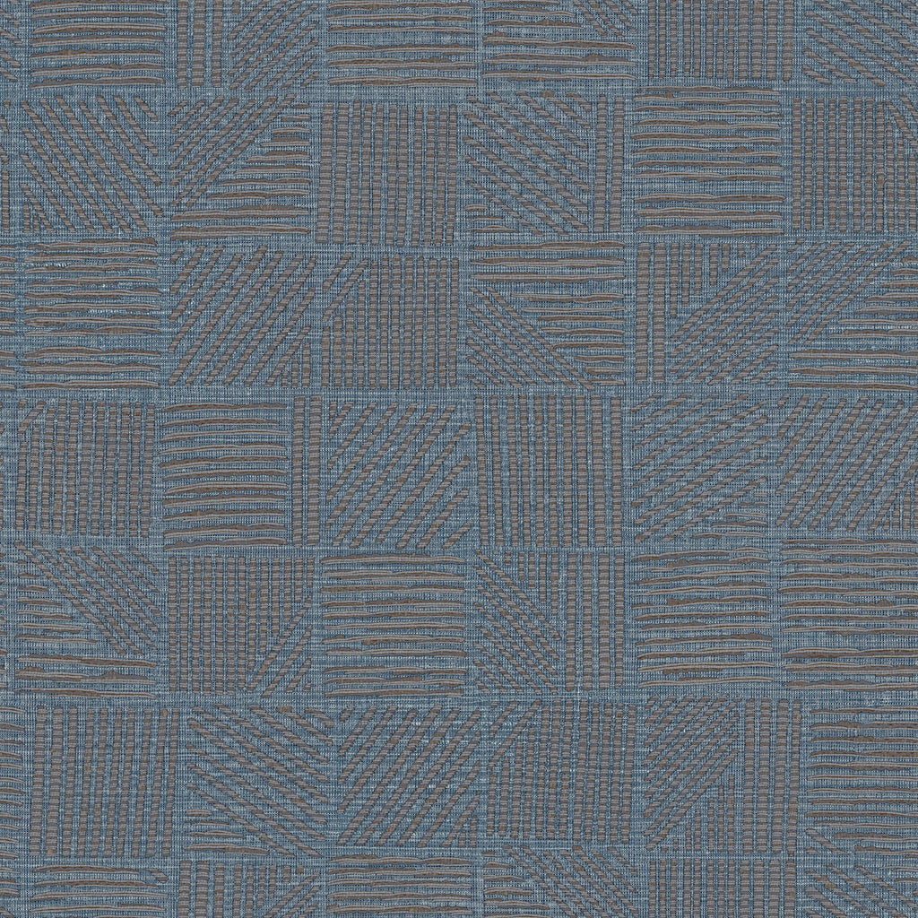 Chiseled Patchwork Wallpaper - Sapphire wallpaper pattern