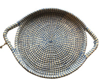 Load image into Gallery viewer, large round woven tray