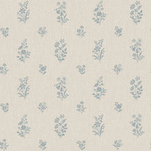 Load image into Gallery viewer, Petit Fleurs Wallpaper - Blue