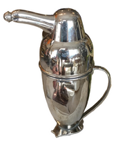 Load image into Gallery viewer, vintage peguin cocktail shaker with pour spout