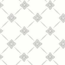 Load image into Gallery viewer, Linné Wallpaper - Grey And Silver