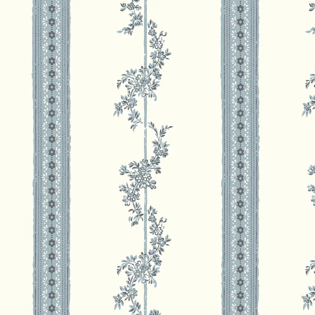 Drottningholm Wallpaper - Blue