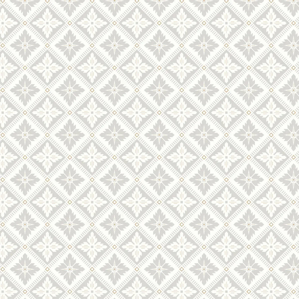 Loka Wallpaper - Grey And Gold