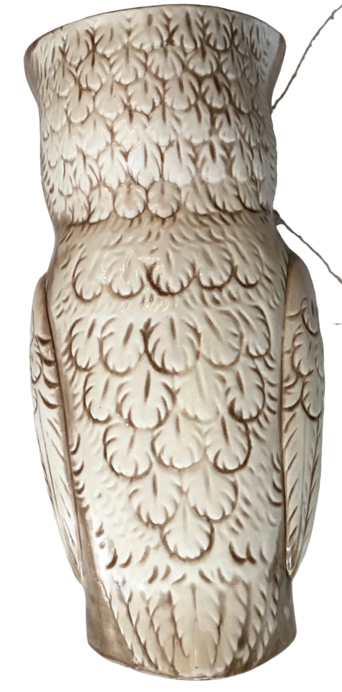 vintage ceramic owl pottery vase/planter