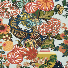 Load image into Gallery viewer, Chiang Mai Dragon Wallpaper - Aquamarine