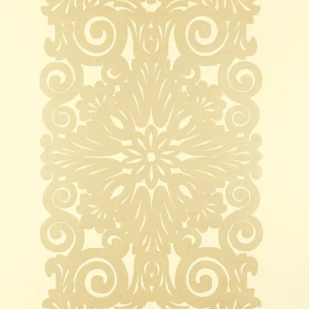 Graphic Panel Stripe Wallpaper - Champagne Shimmer