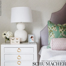 Load image into Gallery viewer, Twig Stripe Wallpaper in an interior setting