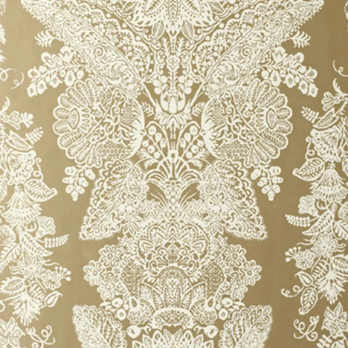 Lace Wallpaper - Champagne