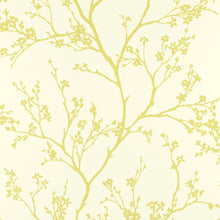 Load image into Gallery viewer, Twiggy Wallpaper - Soft Chartreuse