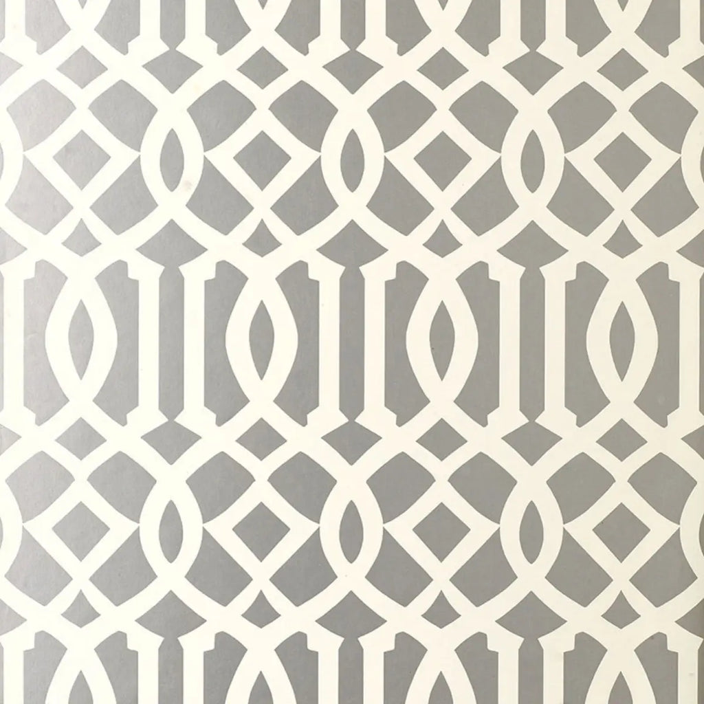 Imperial Trellis Wallpaper - Silver