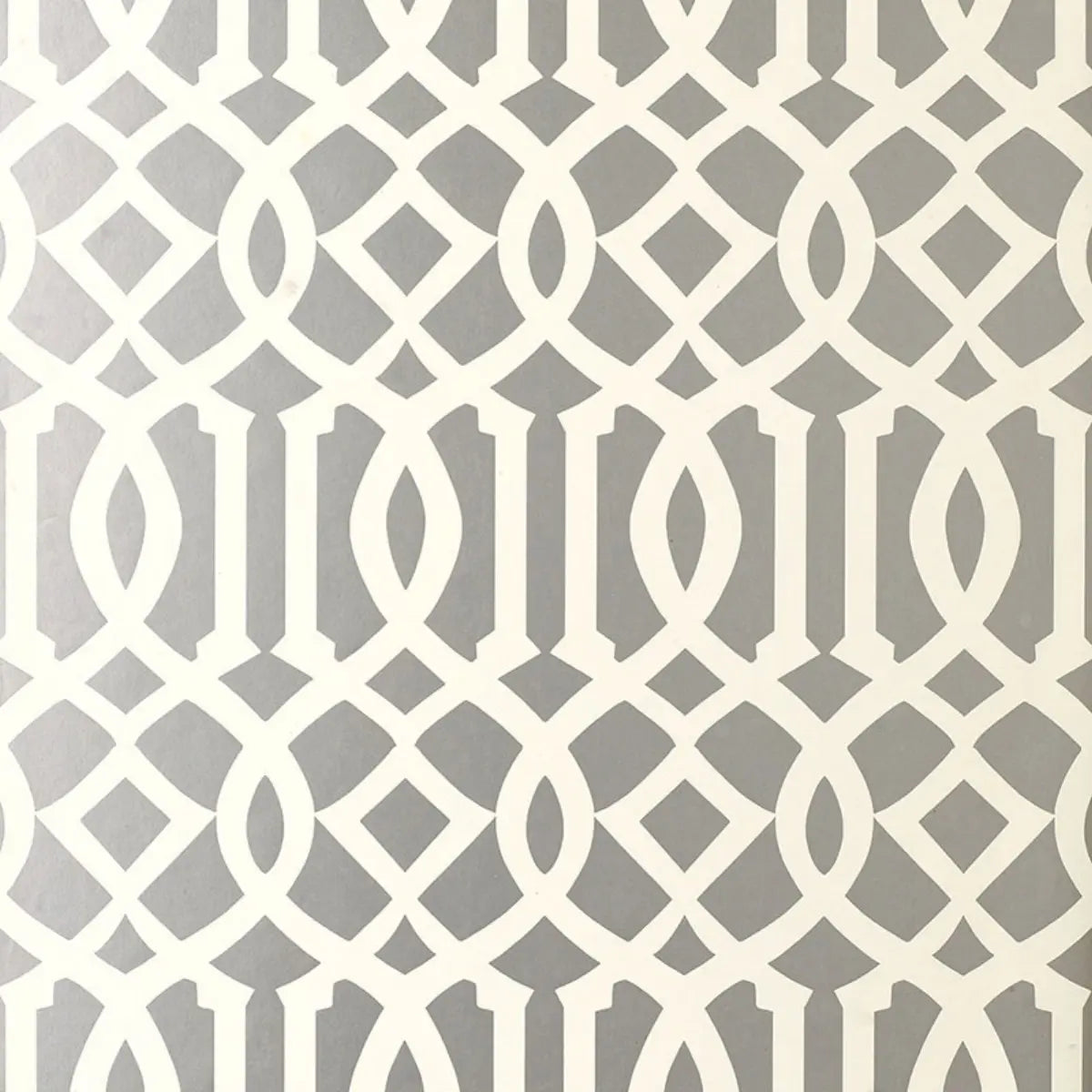 Imperial Trellis Wallpaper - Silver