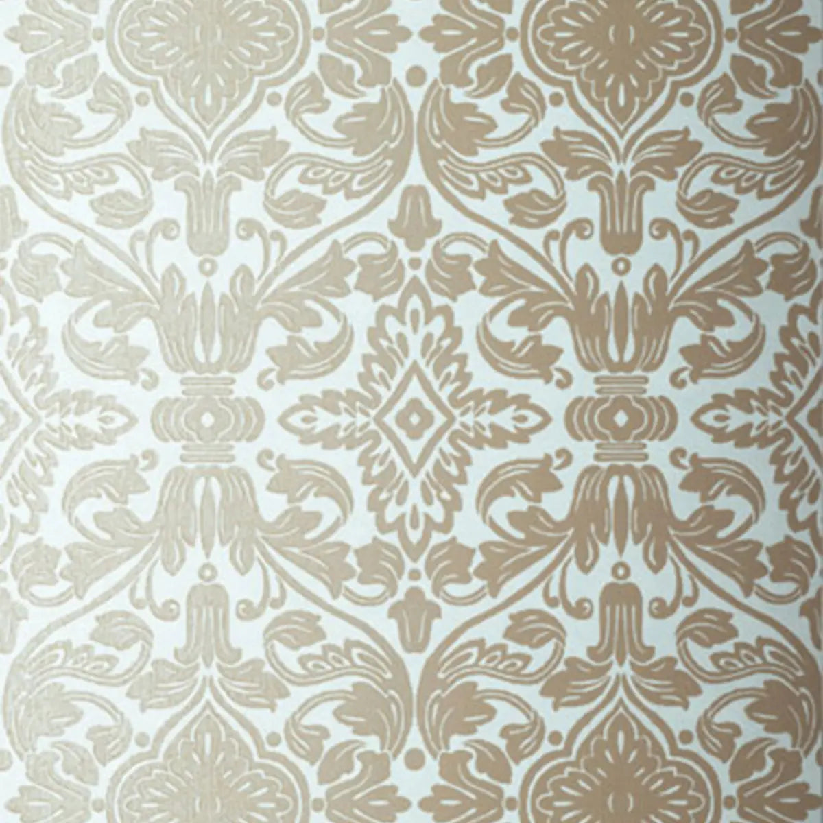 Varenna Damask Wallpaper in an interior setting