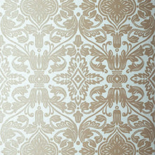 Load image into Gallery viewer, Varenna Damask Wallpaper in an interior setting