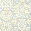 Aldwyn Damask Wallpaper in an interior setting