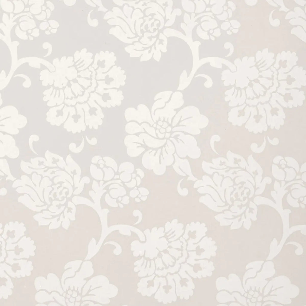 Albero Floreale Damask Wallpaper - Grey
